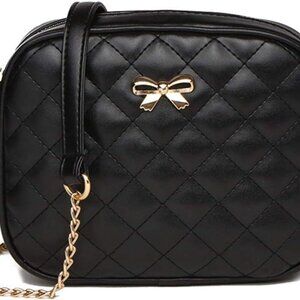 Small Crossbody Bag Faux Leather Women Girls Compact Purse for Travel